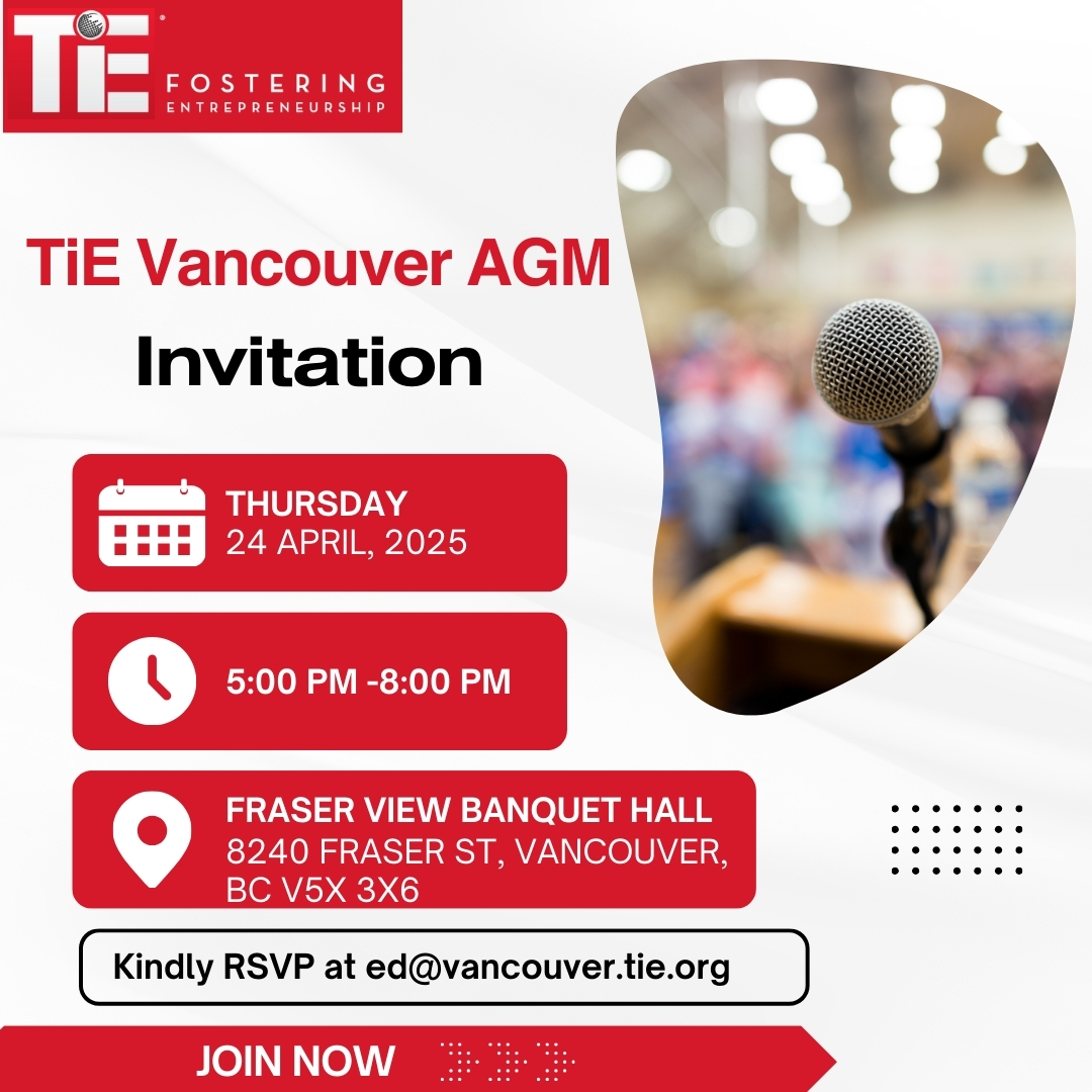 TiE Vancouver Annual General Meeting