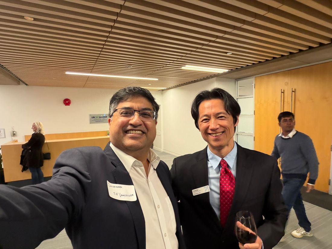 TiE Vancouver members connecting at an event